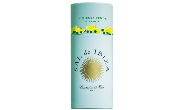 Granito sel d'ibiza, sel de table au poivre vert et citron