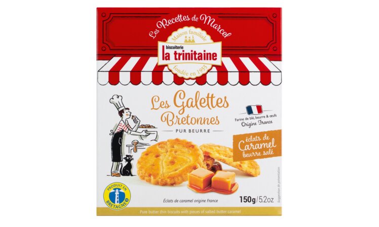 Bretonische Butterkekse mit Salzkaramell, La Trinitaine - Viani